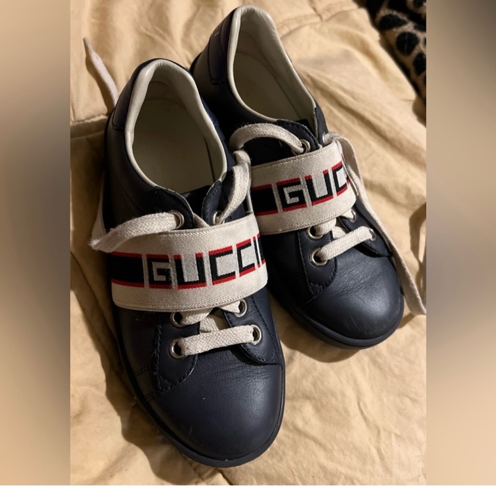 Gucci Kids Black Sneakers